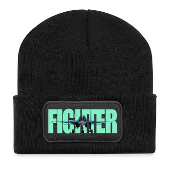 Fighter Su-34 - Recycled Patch Beanie - black - Front