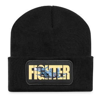 Fighter Su-30SM - Recycled Patch Beanie - black - Front