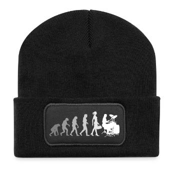 Evolution Schlagzeugerin Percussionniste - Beanie recyclé à patch - noir - Devant