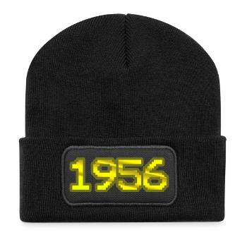 1956 - Recycled Patch Beanie - black - Front