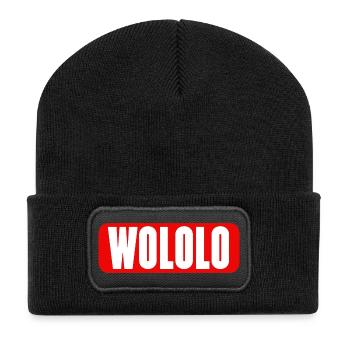 Wololo - 1a - Mobii_3 Edition - Red&White - Recycelte Patch Beanie - Schwarz - Vorne