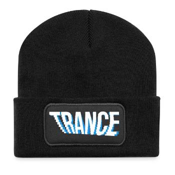 Conception de logo de musique trance. - Beanie recyclé à patch - noir - Devant