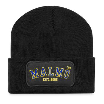 Malmö Est. 2005 - Recycled Patch Beanie - black - Front