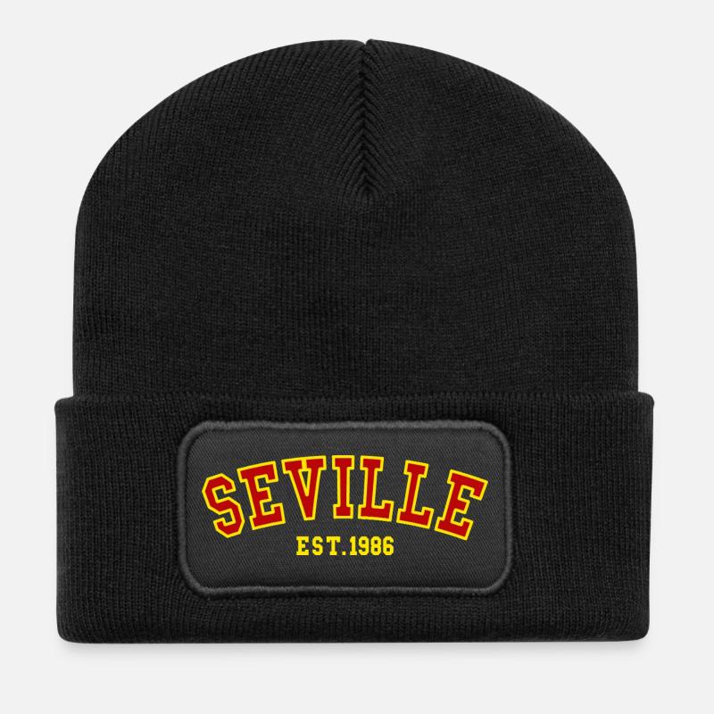 Seville Est. 1986 - Recycled Patch Beanie - black