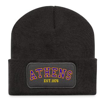 Athen gegründet 1976 - Recycelte Patch Beanie - Dunkelgrau - Vorne