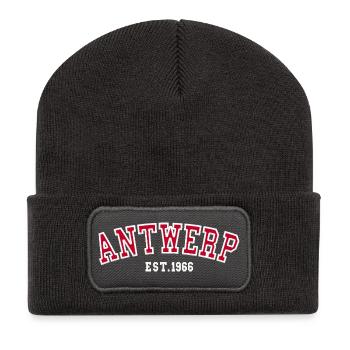 Anvers Fondée en 1966 - Beanie recyclé à patch - charbon - Devant