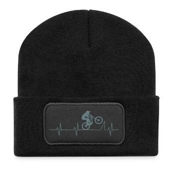 W9061 - Recycled Patch Beanie - black - Front