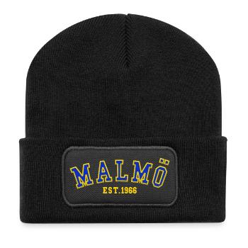 Malmö Est. 1966 - Recycled Patch Beanie - black - Front