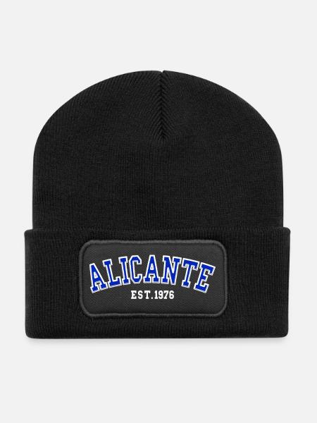 Alicante Est. 1976 - Recycled Patch Beanie - black