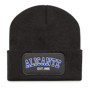 Alicante Fondée en 1966 - Beanie recyclé à patch - charbon - Devant
