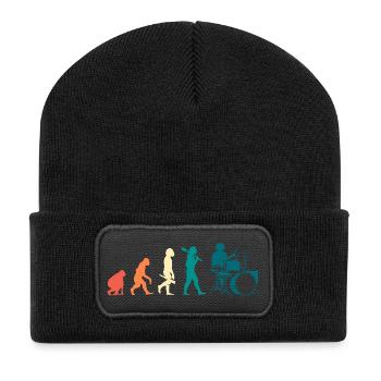 Batteur Baguettes de batterie - Beanie recyclé à patch - noir - Devant