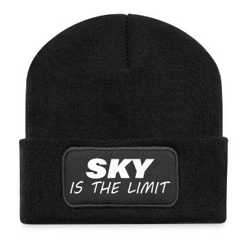 Sky is the Limit - Recycled Patch Beanie - black - Front