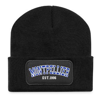 Montpellier Est. 1996 - Recycled Patch Beanie - black - Front