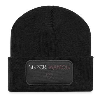 Super Mamou - Recycled Patch Beanie - black - Front