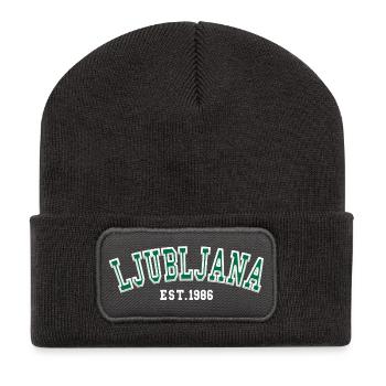 Ljubljana fondée en 1986 - Beanie recyclé à patch - charbon - Devant