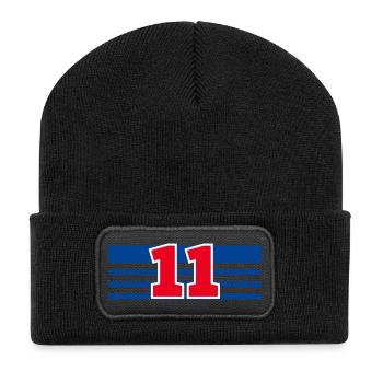 Number 11 France - Recycled Patch Beanie - black - Front