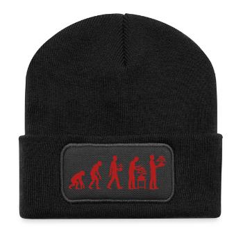 Japanese Bonsai Tree Plant Evolution Bonsai - Recycled Patch Beanie - black - Front