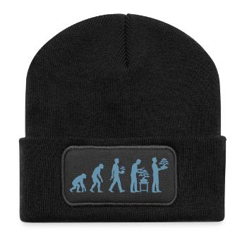 Bonsaï Évolution des plantes Bonsaï japonaises - Beanie recyclé à patch - noir - Devant