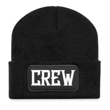 équipage - Beanie recyclé à patch - noir - Devant