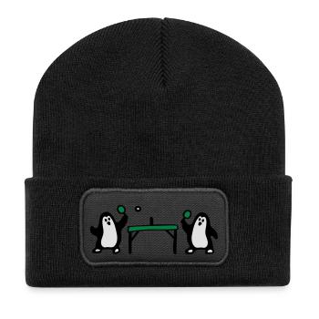 Penguin Table Tennis 3 - Recycled Patch Beanie - black - Front