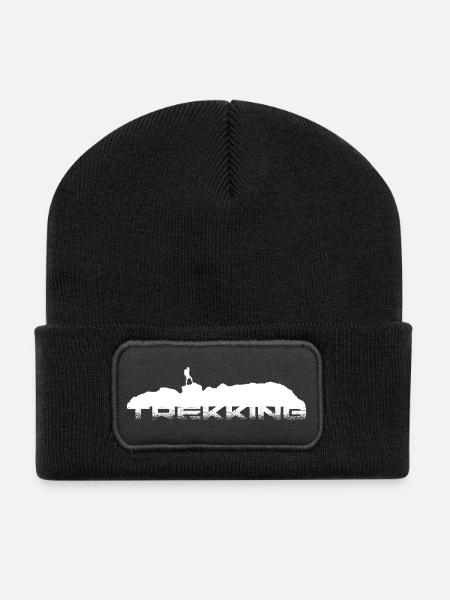 Trekking - Beanie recyclé à patch - noir