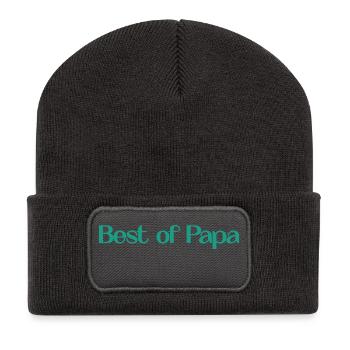 HAPPY BIRTHDAY DAD. DAD. FATHER's DAY. FATHER. FEAST - Recycled Patch Beanie - dark grey - Front