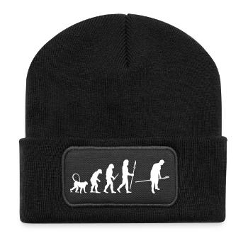 Bäcker Entwicklung - Recycelte Patch Beanie - Schwarz - Vorne