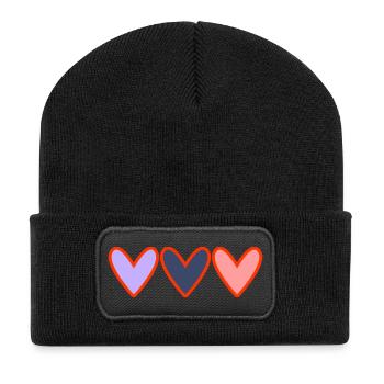 HAPPY MOTHER'S DAY. MOM. MOTHER'S DAY - Recycled Patch Beanie - black - Front