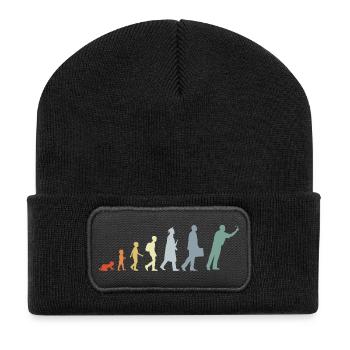 Darter Evolution - Recycelte Patch Beanie - Schwarz - Vorne