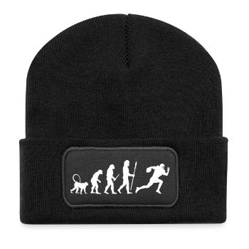Développement du football américain - Beanie recyclé à patch - noir - Devant
