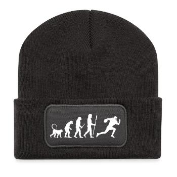 Development of American Football - Recycled Patch Beanie - dark grey - Front
