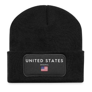Flag of the United States - Recycled Patch Beanie - black - Front