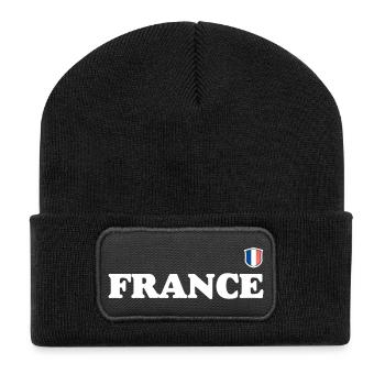need_image - Beanie recyclé à patch - noir - Devant