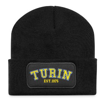 Turin Est.1975  - Recycled Patch Beanie - black - Front