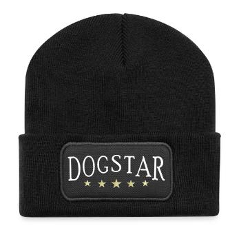 Dogstar, Propriétaires de chiens, Dresseurs de chiens et fans de chiens - Beanie recyclé à patch - noir - Devant