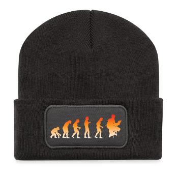 Gamer Game Video Game Blueberry Vintage Gaming - Recycled Patch Beanie - dark grey - Front