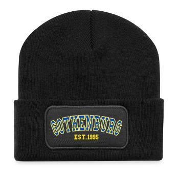 Aéroport de Göteborg 1995 - Beanie recyclé à patch - noir - Devant