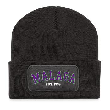 Malaga Est. 1995 - Beanie recyclé à patch - charbon - Devant