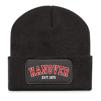 Hannover Est. 1975 - Recycelte Patch Beanie - Dunkelgrau - Vorne
