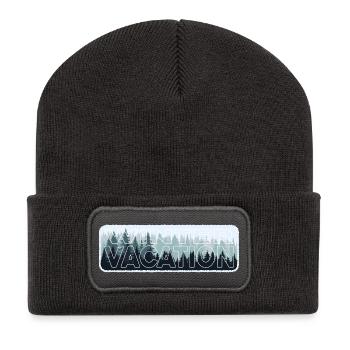 Aventure hivernale Randonnée dans la nature sauvage - Beanie recyclé à patch - charbon - Devant