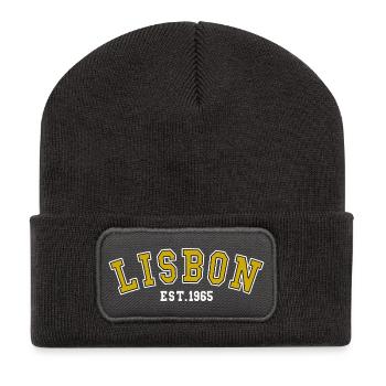 Lissabon Gegründet 1965 - Recycelte Patch Beanie - Dunkelgrau - Vorne
