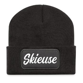 skier - Recycled Patch Beanie - dark grey - Front