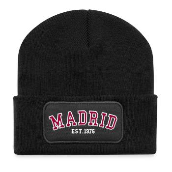 Madrid gegründet 1976 - Recycelte Patch Beanie - Schwarz - Vorne
