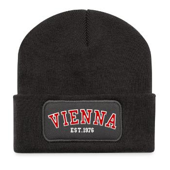 Vienna Est. 1976 - Recycled Patch Beanie - dark grey - Front
