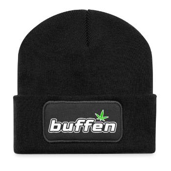 mordu - Beanie recyclé à patch - noir - Devant