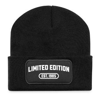 Édition limitée anniversaire 1985 - Beanie recyclé à patch - noir - Devant