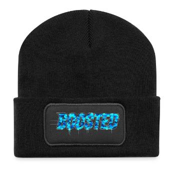 Camouflage de la scène de tuning Turbo Friends boosté - Beanie recyclé à patch - noir - Devant
