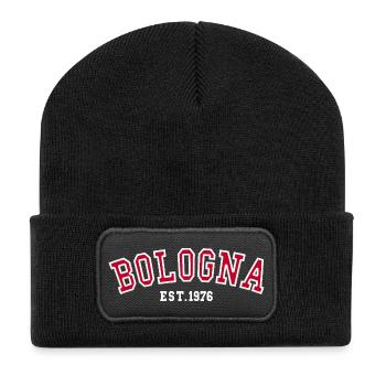 Bologna gegründet 1976 - Recycelte Patch Beanie - Schwarz - Vorne
