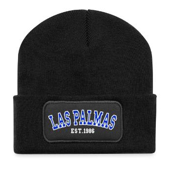 Las Palmas gegründet 1986 - Recycelte Patch Beanie - Schwarz - Vorne