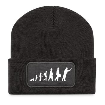 Enfant joueur de fléchettes - Beanie recyclé à patch - charbon - Devant